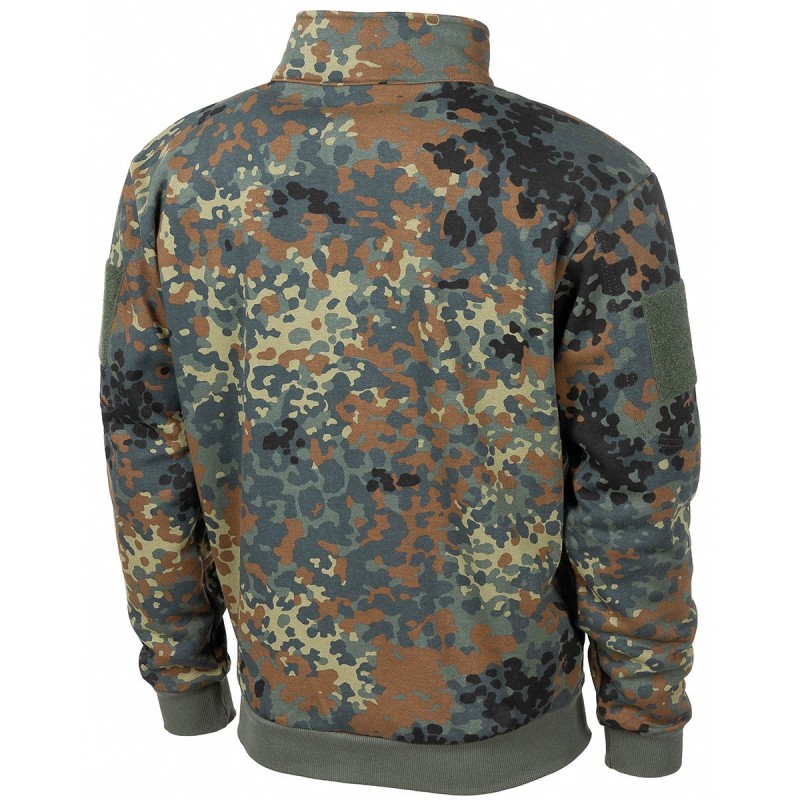 Sweatjacke Tactical in der Farbe flecktarn